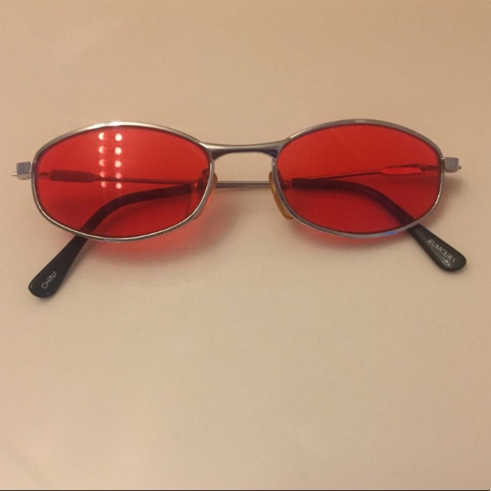 Red vintage frames